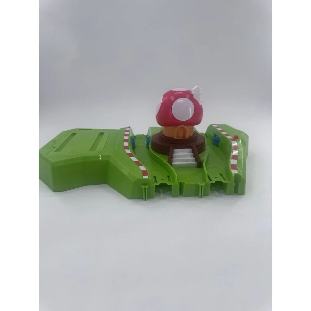 Mario Kart Hot Wheels Circuit Track Parts Slam Launcher Base Toad Mushroom Works